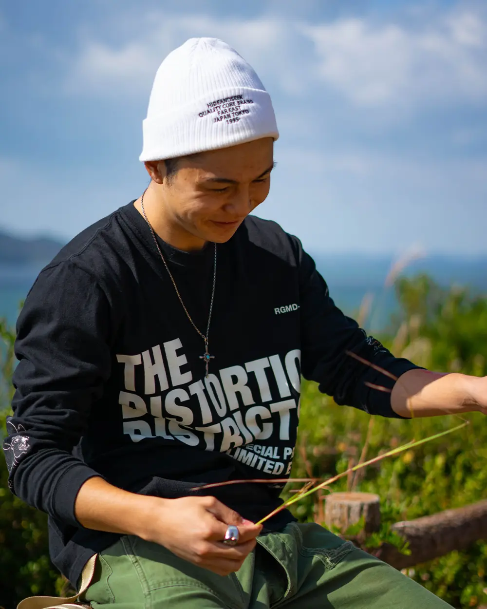 Model posing in Takamatsu, Japan