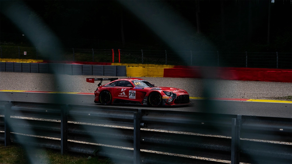 Crowdstrike Mercedes AMG GT3 at Spa 24 hours 2023, Belgium